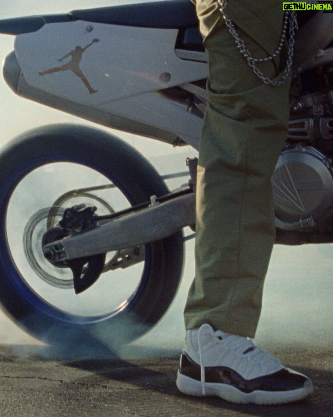 Michael Jordan Instagram - Street legend. A premium spin on a coveted heritage colorway, the AJ11 ‘Gratitude’ joins dirt bike prodigy EJ (@mr.dirtbike_kid) for a ride through the streets he knows best. Link in bio to get notified.