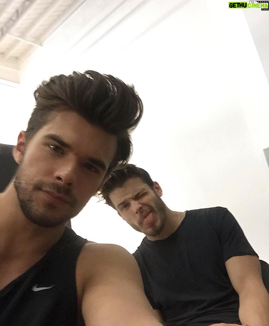 Michael Mealor Instagram - From calling in UAV's to straight razor shaves and lacing up Redwings. #tbt to this guy being my brother from Day One.