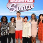 Michael Mealor Instagram - Huge thanks to the cast of @thetalkcbs for inviting me to do a little gift giving on their show today! #summertimesanta