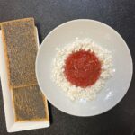 Michael Voltaggio Instagram - tuna ceviche, coconut ice, nori crackers