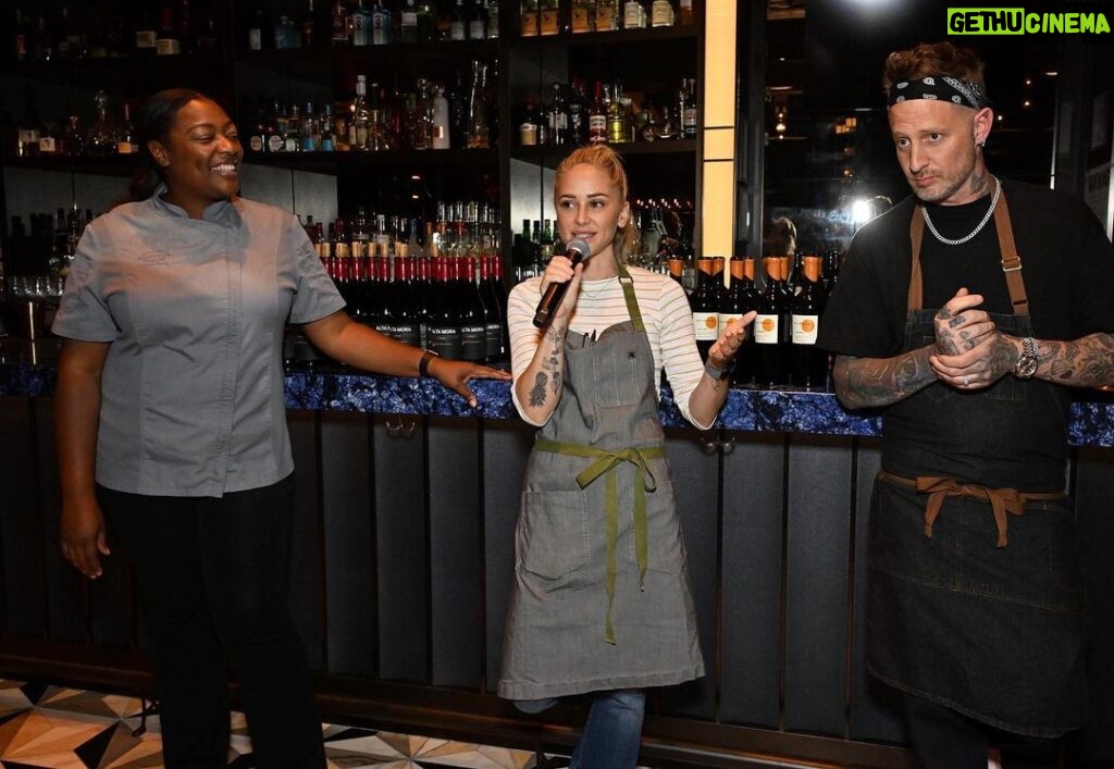 Michael Voltaggio Instagram - last night we cooked with friends and family for friends and family @nycwff Hard Rock Hotel NYC