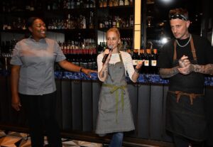 Michael Voltaggio Instagram - last night we cooked with friends and family for friends and family @nycwff