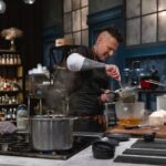 Michael Voltaggio Instagram - I was once told if you weren’t nervous on the way to work, you’re doing the wrong thing. I met @bobbyflay for the first time many years ago when we battled on iron chef. Even though I lost the battle, that moment changed my life forever. Fast forward to today, he gave me an opportunity to feel that nervous energy again on triple threat. As we approach our season 2 finale I have to say thank you to Chef Bobby Flay for being a mentor, a friend, and for creating a competition that gives chefs an opportunity to feel what I got to feel on iron chef. I may not be an iron chef, or beaten the OG iron chef, but he chose me to be one of his titans and I’m so grateful for this opportunity. Thank you chef and thank you all for watching…. Premiering Tuesday, October 24th @foodnetwork at 9pm- “Titans vs @honeycuttholmes ”- Chef Rashida Holmes shows Bobby Flay's Titans what hustle looks like as she brings her Caribbean flavors to the Triple Threat kitchen. Michael Voltaggio meets an ingredient he's never seen before, and judge @cliff_crooks breaks records with a surprising score.