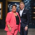 Michael Voltaggio Instagram - Premiering @foodnetwork Tuesday, October 3rd at 9pm Titans vs @chefbyrongomez Bobby Flay invites Costa Rican Chef Byron Gomez to battle the Titans. Byron hopes his trailblazing flavors and Michelin training will impress judge @ayesha_rare so he can take the bag of $25,000 from the Titans. @ginndoll keeps us hydrated up in club 3 🍸