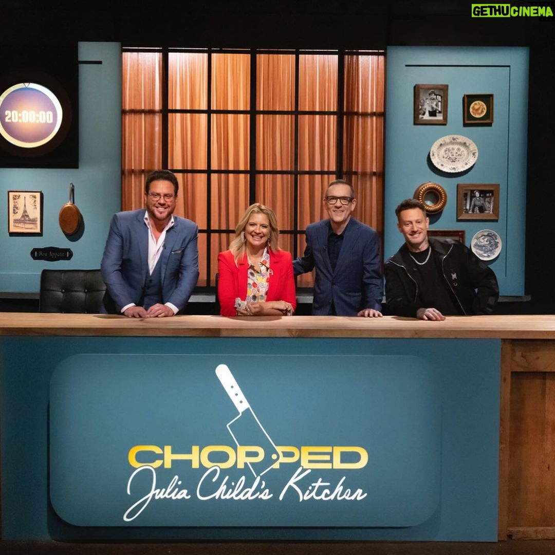 Michael Voltaggio Instagram - Premiering @foodnetwork Tuesday, December 5th at 8pm- Julia Child’s Kitchen: Part 4 Strive for excellence, just like Julia! Four chefs arrive to compete in a tournament that celebrates the major impact that Julia Child made on the culinary world. They’ll have to be bold and creative as they take baskets inspired by Julia’s recipes and make them uniquely their own. Some citrus and a salad are part of the puzzle in the appetizer round, and the three chefs who make it to the entrée round must make use of some unusual powder and fancy mushrooms. Then, they’ll do their best with beets in the dessert round. The winner of this battle will advance to the tournament’s finale, where a $25,000 dream trip is at stake.