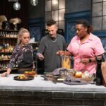Michael Voltaggio Instagram - Premiering @foodnetwork Tuesday, September 5th at 9pm- “Titans vs @conantnyc ” Iconic chef Scott Conant enters @bobbyflay ‘s Triple Threat kitchen to prove he still has what it takes to compete with the best. Scott enjoys showing off his skills to the Titans, and it's all fun and games until judge @chefjwaxman puts the pressure on.