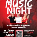 Michal Kavalčík Instagram - PÁTEK A DAČICE🔊📣🔥 Skvělá hudební párty s DJs z Rádia Kiss - Michal Kavalčík, Aleš Matoušek a Sonaa Edde🤩 Moderátoři Rádia Kiss opět v Dačicích! Ty nejlepší hudební pecky všech dob. O rozjezd a ukončení akce se postará skvělý DJ Zavik! #dacice #kdbeseda #beseda #party #musicnight #disko #budeprdel Dačice