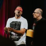 Michal Kavalčík Instagram - Fajne jak CYP🎉😉 Jura KRHUT @jirikrhut má nový pořad v HELIGONCE a byla fakt prdel🤣 Chcete video..?? 📹😄 Díky za pozvání šuline🤩 Fotky baj: @barcachle 📸👏🏻 #ostrava #krhut #ukrhuta #ruda #heligonka #sranda Heligonka