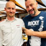 Michal Kavalčík Instagram - Když potkáš ROCKYHO🥊 Některý věci nevysvětlíš 😁Best setkání v @grosseto_restaurace 🔥A přístě prej vyběhnem i ty schody😅 díky Rocky💪🏼 #rocky #rockybalboa #fans #setkani #silvestrstalone Grosseto Pizzeria Ristorante