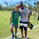 Michel Bastos Instagram – E rapaziada sou um pai cheio de orgulho,hj um pai torcedor que sofre muitoooo kkkkk. Mas cheio de orgulho de verdade do meu filhao ❤️😍. Foi uma semana aonde ele pode sentir o que é o futebol, treinar e depois competir 💪🏾👏🏾. Te amo @lu_wbastos. Parabéns ⚽️ 🏆. @caiobasoccercamp Resort Transamerica Comandatuba