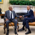 Michelle Obama Instagram - Harry Belafonte was a barrier-breaking legend who used his platform to lift others up. He lived a good life—transforming the arts while also standing up for civil rights. And he did it all with his signature smile and style. Michelle and I send our love to his wife, kids, and fans.