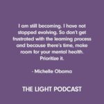 Michelle Obama Instagram - When I sat down to write #TheLightWeCarry, my hope was this book would provide readers with the tools, practices, and attitudes that will help them on their own journeys. And these were exactly the kind of conversations I loved sharing on The Light Podcast with some of my closest friends. To those of you who have listened to The Light Podcast, I just wanted to say thank you. It has meant so much to hear your reflections—and I hope you found these conversations to be useful for your own life. To those who haven’t had the chance to listen yet, I’m excited to announce that all episodes of The Light Podcast are now available wherever you listen to your podcasts. Let me know what you think of it when you finish!