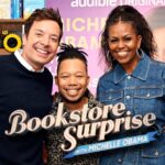 Michelle Obama Instagram - Happy World Book Day! I had so much fun surprising some unexpected readers with @JimmyFallon at @McNallyJackson Bookstore in NYC. Take a look! 📚 New York, New York