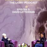 Michelle Obama Instagram - This week’s episode of The Light Podcast from @HigherGroundMedia is special since it was recorded back home in Chicago. So many of my friends and family joined me in the audience, and David @Letterman just led an incredible conversation. I’ve known David for a while, and what I love about him isn’t just his sharp wit—it’s his sensitivity. He’s unafraid to show his tender side, and over the years, we’ve bonded over the ups and downs of raising our kids. Whenever we see each other, it’s like we haven’t missed a beat—and we just dive right into conversation. I’m grateful to call him a friend. In this episode of The Light Podcast, we dive into the writing process, vulnerability, mental health, and how focusing on smaller tasks can help us keep bigger challenges in perspective. Take a listen now on @Audible. #TheLightPodcast
