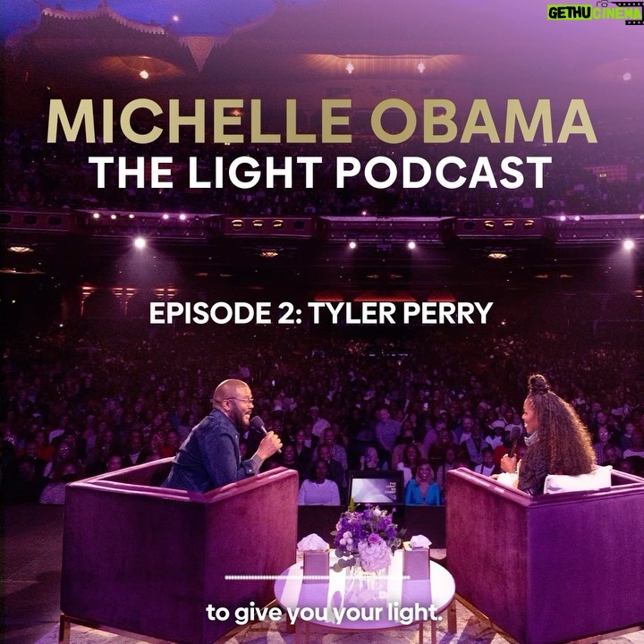 Michelle Obama Instagram - I can’t wait for you to hear the latest episode of The Light Podcast with @TylerPerry. We talk about resilience, the power of healing, and what it means to keep your light shining even in the face of adversity. We all have moments where we get knocked down and have to channel our inner strength. I’d like to hear about yours, too. Tell me about yours in the comments, and make sure to listen to this week’s episode now on @Audible at the link in my bio—I hope you are all as moved by this episode as I was. #TheLightPodcast