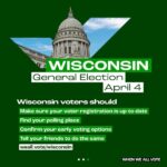 Michelle Obama Instagram - Wisconsin voters, I hope you’ll make your voice heard in the April 4th election! This spring, your vote can decide the future of your state Supreme Court and local leaders. The outcome of the WI Supreme Court race could impact rulings on critical issues for years to come. April 4th is the last day to make your voice heard, but you can vote now. Make your plan to vote today at weall.vote/wisconsin.