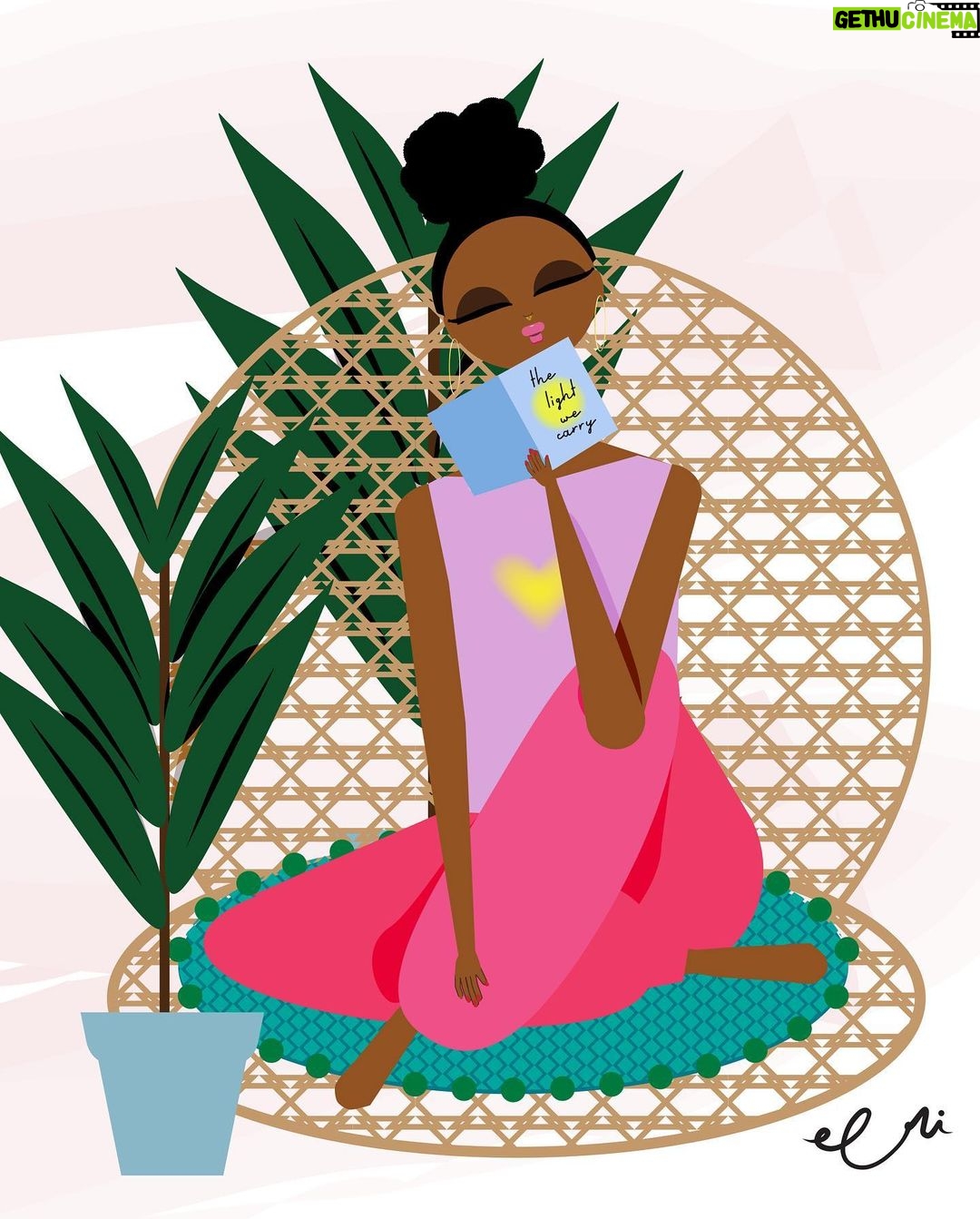 Michelle Obama Instagram - For #BlackHistoryMonth, I wanted to share the work of three talented artists – @4everestherr, @melarieodelusi, @eeni_edit – who shared the art they made after reading #TheLightWeCarry. I love these!