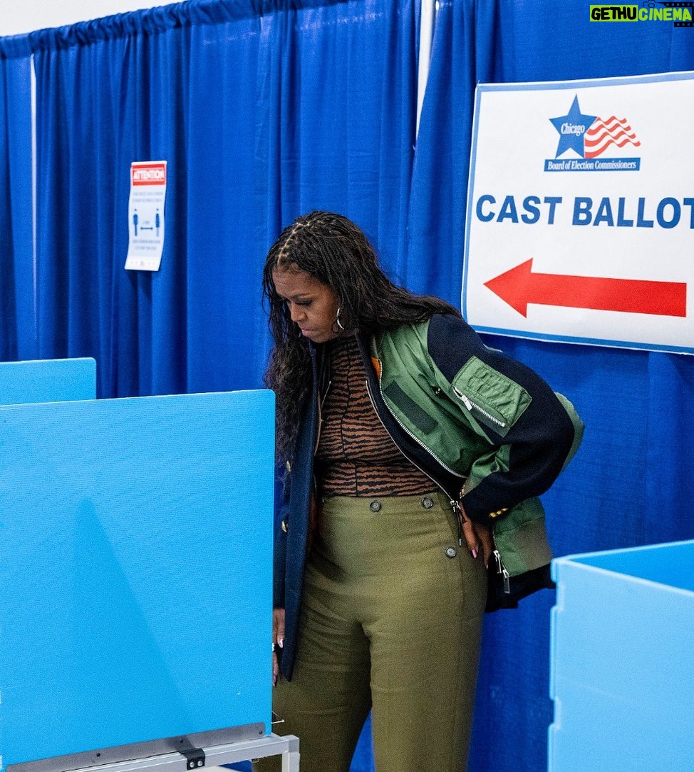 Michelle Obama - 274.3K Likes - Right now, there are important elections happening in states like GA, OH, MS, NC, VA, PA, TX, FL, NJ, CO, and MI. There are also important local level races in other states across the country. If there’s an election in your state, I want to make sure you have a plan to vote. When you cast your ballot, you’ll have the power to elect the representatives who will determine everything from funding for our schools, to enacting criminal justice reform, to protecting reproductive rights, and so much more.
This #VoteEarlyDay, head to @WhenWeAllVote’s Voter Hub at the link in my bio to make a plan to vote early and find out what’s on your ballot ahead of time. Then, text three friends or family members and ask them to join your #VotingSquad so you can all vote together.
When we organize, mobilize, show up and vote, we can make real change and create a better future for us all. 🗳️