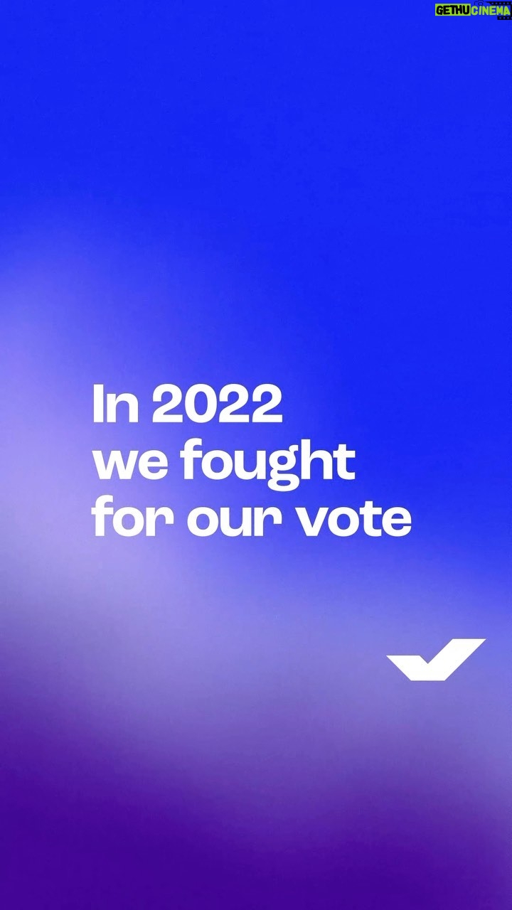 Michelle Obama Instagram - One year ago today, @WhenWeAllVote and 30 partner organizations came together and pledged to: 📣 Recruit and train volunteers 🗳️ Register, educate, and turn out voters ✊🏾 Fight for voting rights We asked you to join us and you did. Last year, over 100,000 of you volunteered with When We All Vote to register two million voters (double our goal!), and more than 4,000 lawyers donated more than 45,000 hours of free legal services to protect voting rights. And we’re not done just yet. When We All Vote is fired up to continue this work in 2023 and beyond—we are so grateful to the volunteers, community organizations, and individuals who have joined us in this fight.