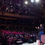 Michelle Obama Instagram - There's no place like home! Such a fun night in Chicago with David @Letterman and all who joined. #TheLightWeCarry The Chicago Theatre