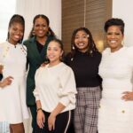Michelle Obama Instagram - One of my favorite parts about #TheLightWeCarry tour is getting to meet and see so many of you in person! I recently had the chance to catch up with a group of young ladies from @begirl.world who I met a few years ago on my Becoming tour. When I first met Mikayla, Sanaa, and Ryann, they were teenagers in high school and now they’re confident young women forging their own paths in college. It was such a joy to see them again! Tune in to the @TamronHallShow today to hear more about my new book, The Light We Carry, and watch the surprise!