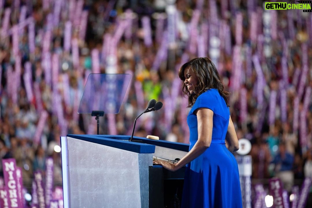 Michelle Obama - 362.7K Likes - I never could have imagined that the phrase “when they go low, we go high” would become synonymous with my name. So, over the six years since I said those words at the Democratic National Convention, I’ve had a lot of time to reflect about the concept more broadly. And in The Light We Carry, I wrote about it.
For a long time, “going high” was a simple mantra that Barack and I used to encourage each other. It was a simplification of our ideals, everything we’d gleaned from our upbringings that had been simmered into us over time: Tell the truth, do your best by others, keep perspective, and find a way to stay tough through it all.
And let’s be clear: Going high doesn’t mean doing nothing. It’s not disengagement or simply turning the other cheek. It’s about making your work count and your voice heard in a way that’s authentic to you and constructive for others. It’s about making sure your commitment to dignity and decency lights the way in everything you do—how you treat others, how you show up in the world, how you respond when your back’s against a wall.
So as we wrap up this year and look to the start of a new one, let’s remember the power that lies in our words and our actions. Some folks are always going to try to bring us down. But the moment we stoop down to their level? That’s the moment we surrender our power to them. So for me, even when it’s hard, even when we don’t feel like we want to, going high will always be the answer. #TheLightWeCarry