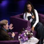 Michelle Obama Instagram - Thank you, San Francisco—what a great night, and what a great host! Always so grateful to you, Conan, for bringing the laughs. #TheLightWeCarry 🙏🏾 The Masonic