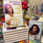 Michelle Obama Instagram - On this #SmallBusinessSaturday, let's give it up for all the independent bookstores and booksellers for everything they do. I'm so grateful for their support of #TheLightWeCarry, and I hope all of you will check out your neighborhood bookstore this holiday season and all year round! ❤️