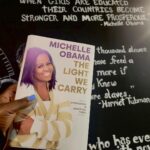 Michelle Obama Instagram - On this #SmallBusinessSaturday, let's give it up for all the independent bookstores and booksellers for everything they do. I'm so grateful for their support of #TheLightWeCarry, and I hope all of you will check out your neighborhood bookstore this holiday season and all year round! ❤️