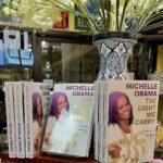 Michelle Obama Instagram - On this #SmallBusinessSaturday, let's give it up for all the independent bookstores and booksellers for everything they do. I'm so grateful for their support of #TheLightWeCarry, and I hope all of you will check out your neighborhood bookstore this holiday season and all year round! ❤️