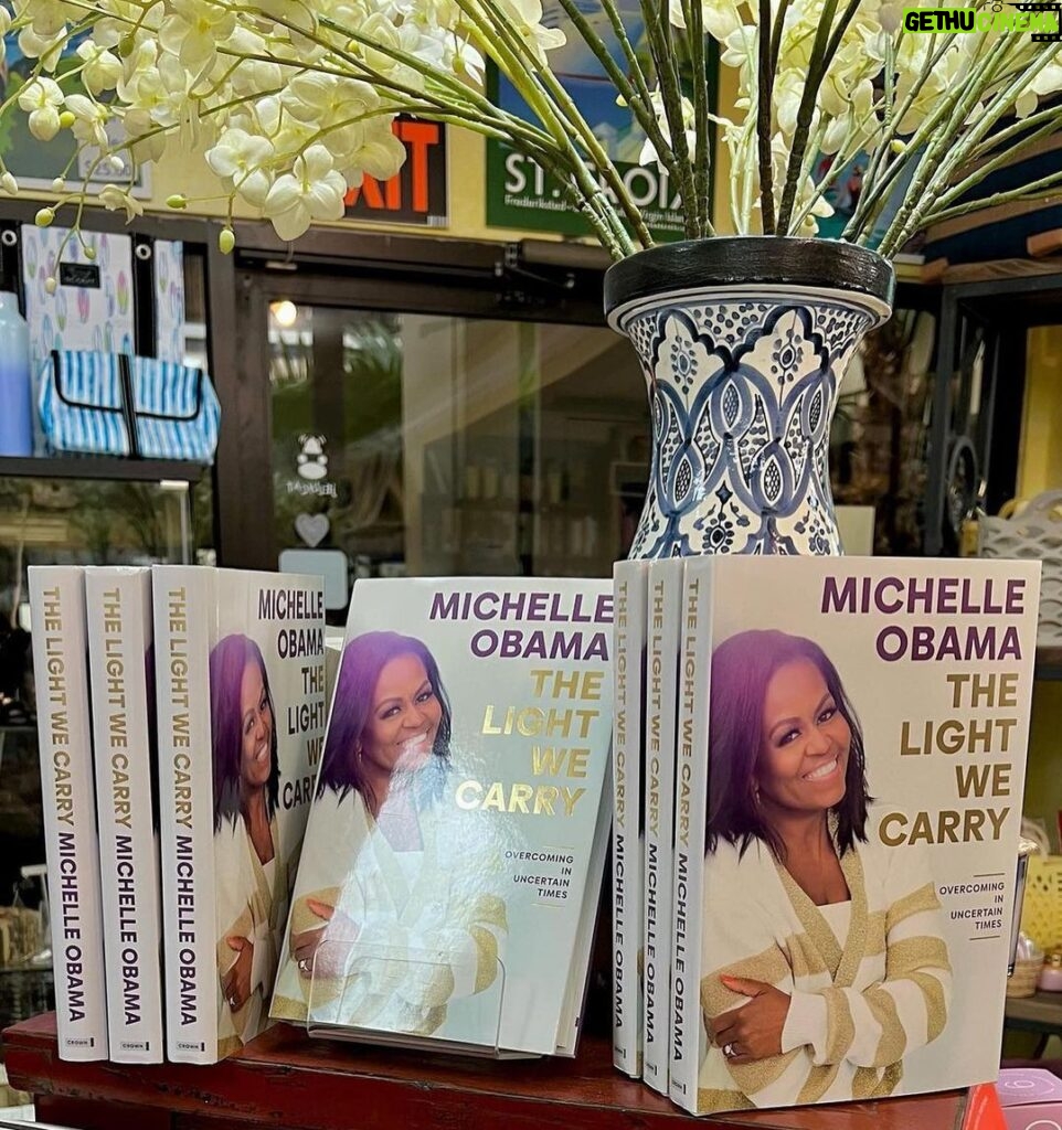 Michelle Obama Instagram - On this #SmallBusinessSaturday, let's give it up for all the independent bookstores and booksellers for everything they do. I'm so grateful for their support of #TheLightWeCarry, and I hope all of you will check out your neighborhood bookstore this holiday season and all year round! ❤️