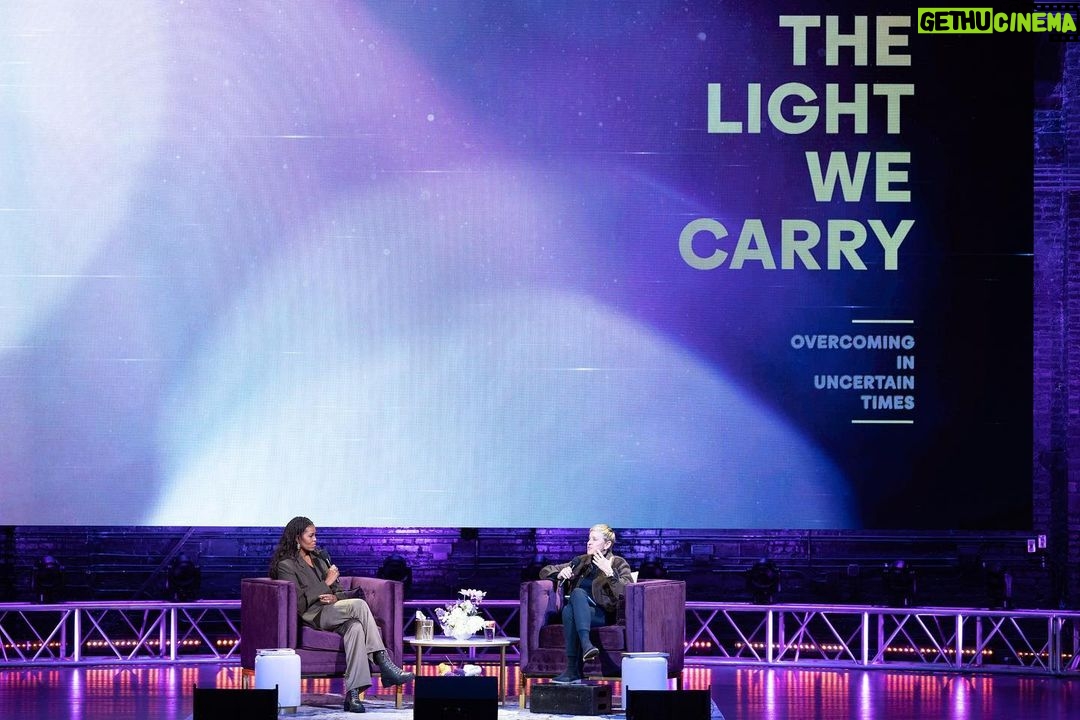 Michelle Obama Instagram - DC! Thank you for bringing such great energy last night. I had so much fun talking about #TheLightWeCarry with @TheEllenShow and all of you. Warner Theatre