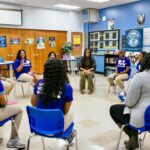 Michelle Obama Instagram - As students start heading back to school, I’ve been thinking about the countless conversations I’ve had with young people throughout the years. The vulnerability and strength I’ve encountered in these conversations not only inspire me, but remind me that we all share similar hopes and anxieties — whether they’re about navigating high school or college. My advice to students is always this: Remember to always stay true to yourself, try your best, and never be afraid to make mistakes. I believe in you and can’t wait to see all that you do this school year! What advice do you have for students this school year? Share them below! #ReachHigher 📚🍎📝