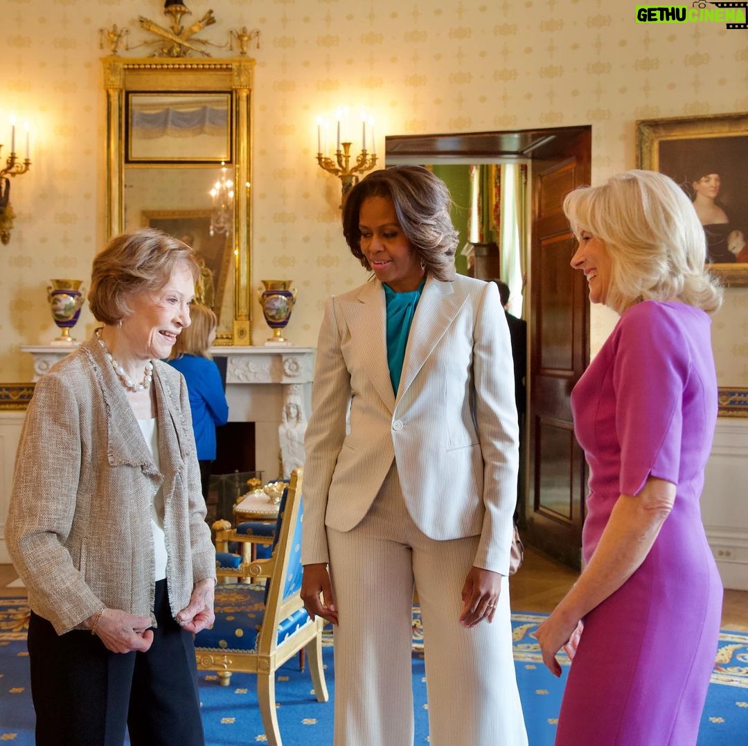 Michelle Obama - 326.2K Likes - Wishing Rosalynn Carter a wonderful 96th birthday! You’ve been a source of inspiration for so many people around the world, including me. Thank you so much for your service to our country.