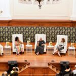 Michelle Obama Instagram - While in South Africa, we brought together grassroots leaders who are working to empower women and girls and help end child marriage in their communities. Memory Banda shared her powerful personal testimony about how child marriage impacted her family and how we can come together to create a better future for girls. Dr. Faith Mwangi-Powell from @GirlsNotBrides_ talked about the global progress that has been made to end child marriage and the work that still remains. Grassroots leaders from Malawi, Tanzania, and Guinea discussed their own efforts in a conversation led by the Girls First Fund — including leading youth-led groups that promote education and the importance of encouraging men and boys to become part of the change. @MelindaFrenchGates, Amal Clooney, Graça Machel, and I sat down with Redi Tlhabi to discuss how our organizations are working to support young women around the world. At the @GirlsOpportunityAlliance, we are working to support the next generation of women and girls, and I hope you’ll join us in this work at the link in my bio. Cape Town, South Africa