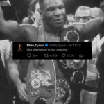 Mike Tyson Instagram - “Our discipline is our destiny”