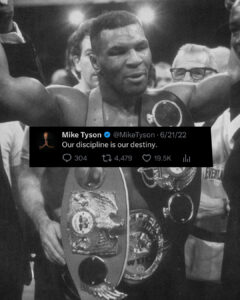 Mike Tyson Instagram - “Our discipline is our destiny”