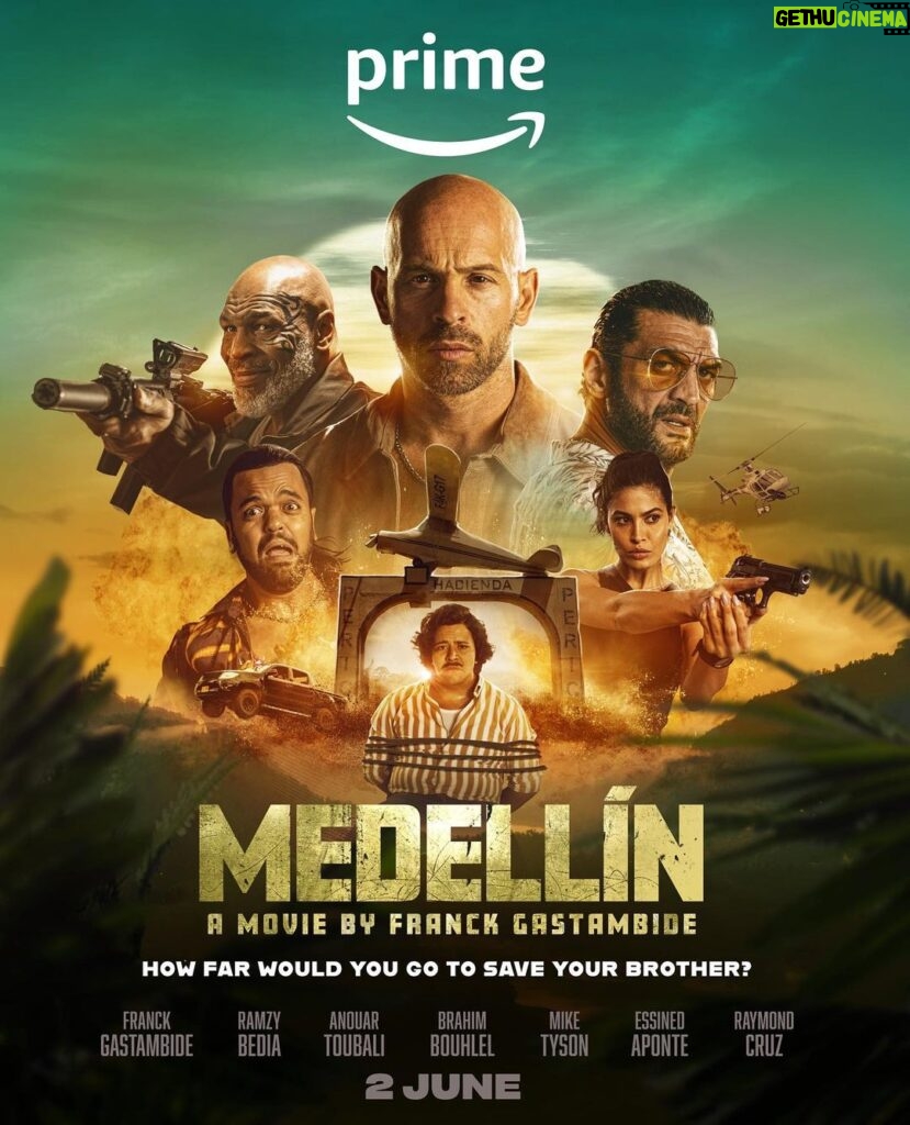Mike Tyson Instagram - How far would you go to save your brother? Medellin will be available on @primevideo US, June 2. #medellinlefilm