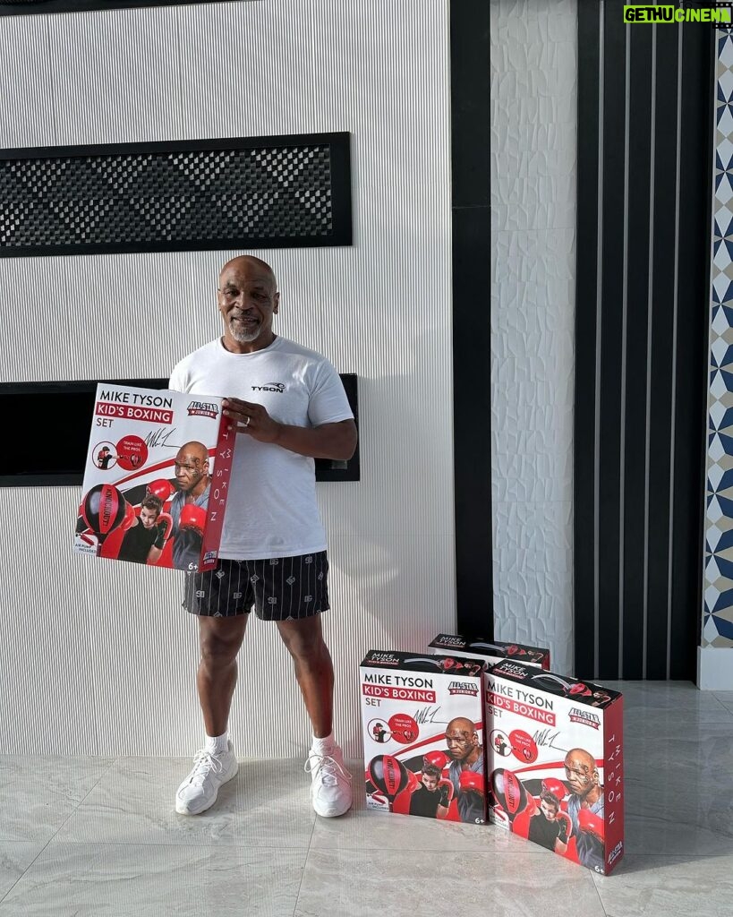 Mike Tyson Instagram - “Get your kids a knockout gift this holiday!” @worldtechtoys @hobbytron #ad