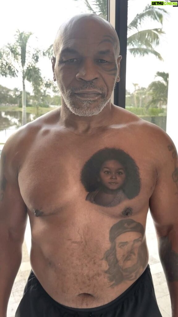 Mike Tyson Instagram - I had one of the best days of my life yesterday. Thank you so much for your kindness and hospitality to you and your amazing family. @miketyson @mikeangeles . . . #portrait #tattoo #miketyson Florida