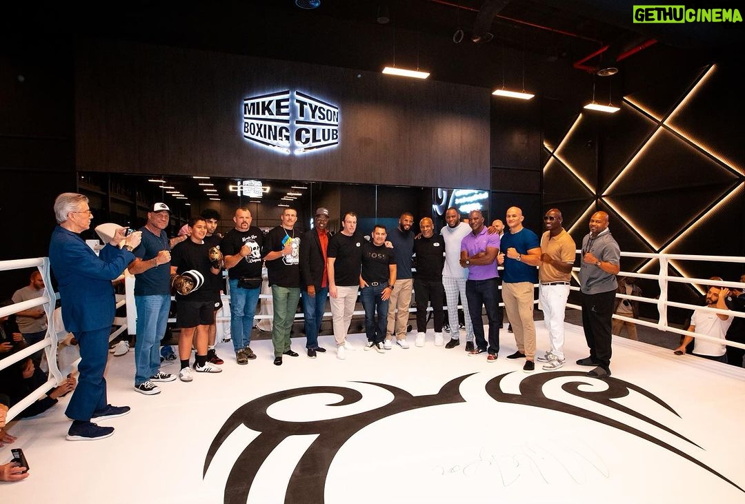 Mike Tyson Instagram - “Proud to open the first Mike Tyson Boxing Club in Riyadh. Honored that the champs came out to support” @miketysonboxingclub #miketysonboxingclub #MTBC Riyadh, Saudi Arabia