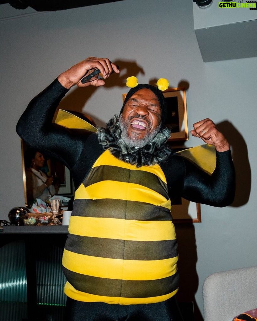 Mike Tyson Instagram - "Happy Halloween. Bee the force that cannot bee stopped."