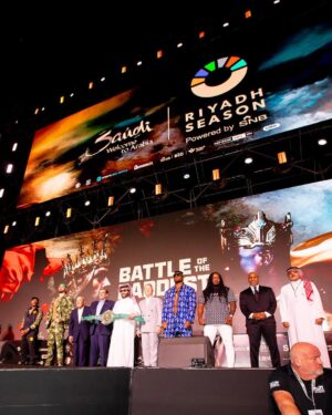 Mike Tyson Instagram - “We will know the answer to the Battle of the Baddest tomorrow.” #riyadhseason