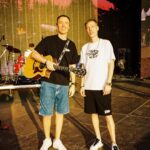 Mikhail Zasidkevich Instagram - Когда проявляешь пленку фотоаппарата, вспоминаешь места и моменты, которые запечатлил. За день до VK Fest в Питере настраиваем звук. За день до того мощного выступления!