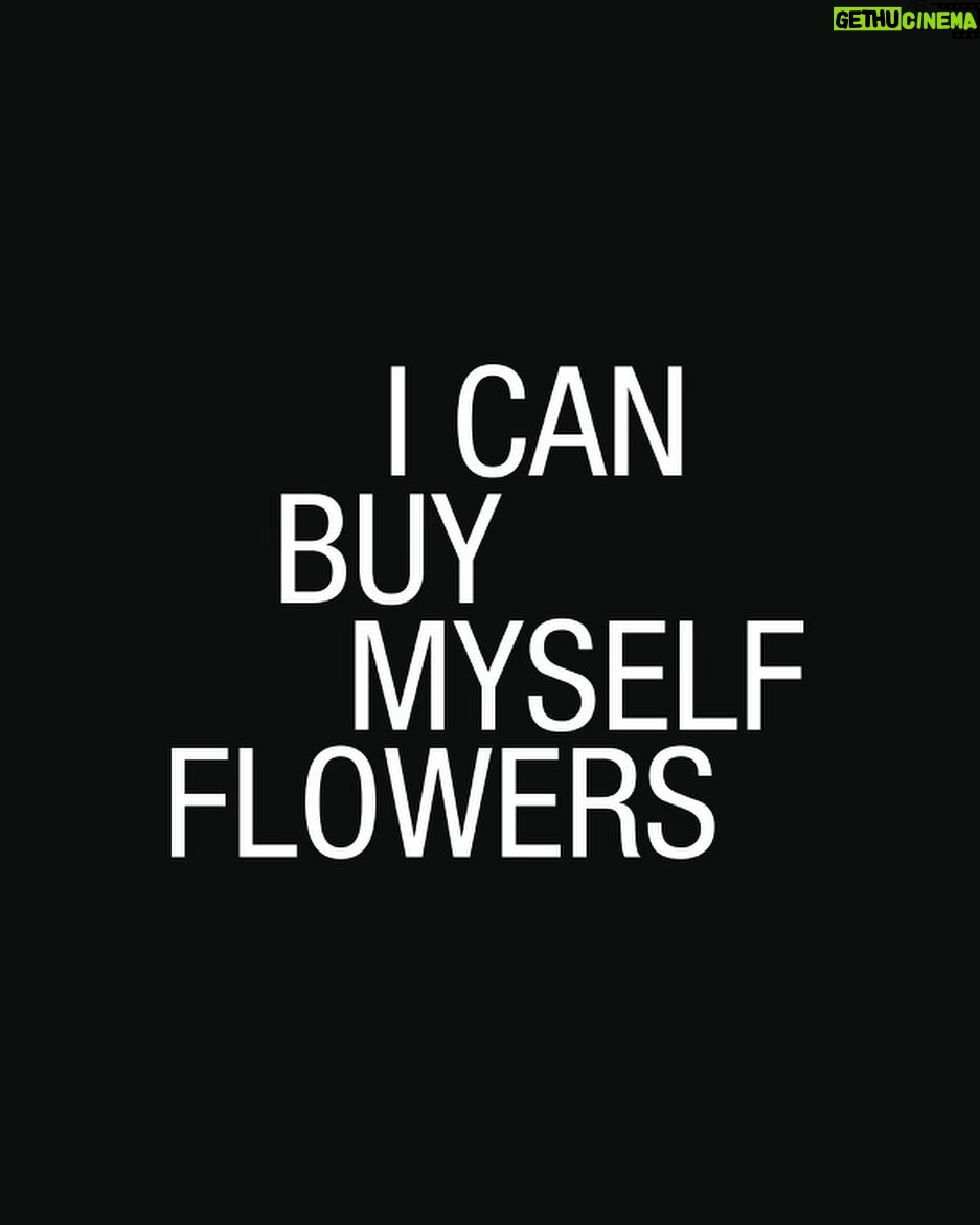 Miley Cyrus Instagram - I CAN LOVE ME BETTER THAN YOU CAN. FLOWERS JANUARY 13.
