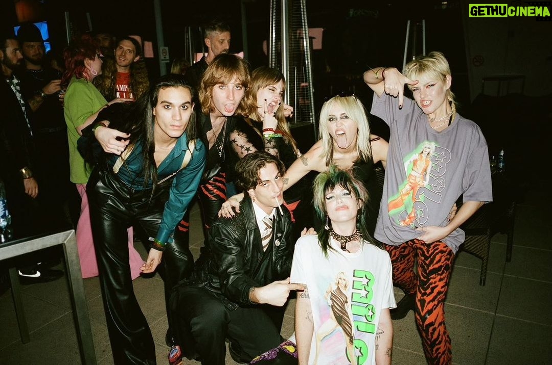Miley Cyrus Instagram - Name our band. 🎸 📸 x @myleshendrik