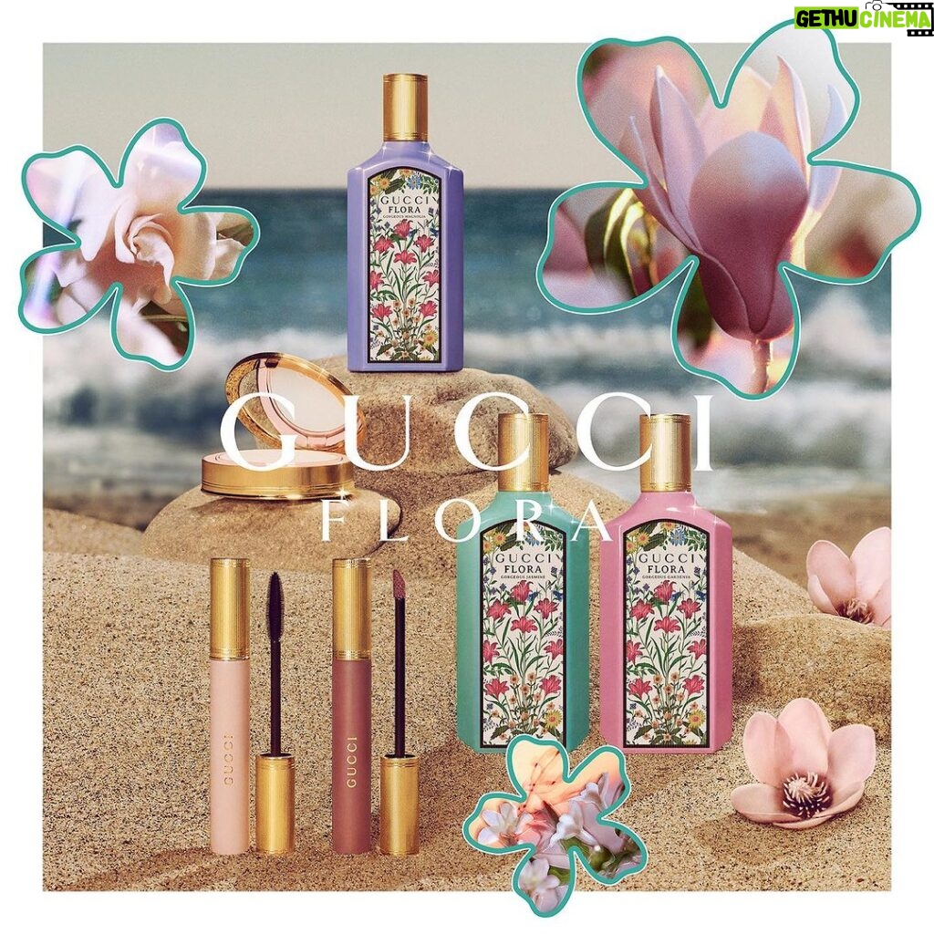 Miley Cyrus Instagram - Set your #FloraFantasy free with the new Gucci Flora Gorgeous Magnolia Eau de Parfum @guccibeauty #GucciBeauty #GucciFlora