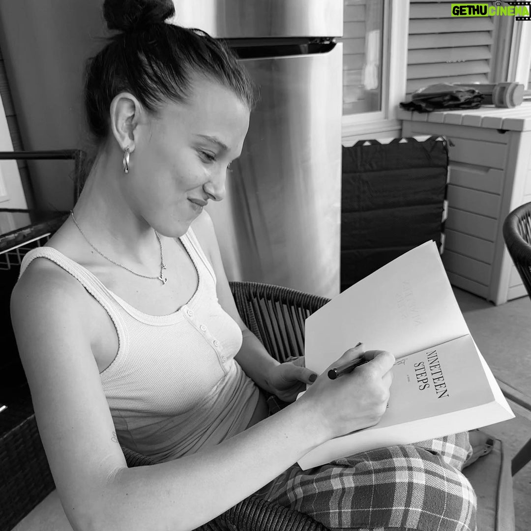 Millie Bobby Brown Instagram - can’t wait for you guys to read it ♥️