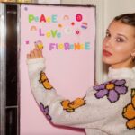 Millie Bobby Brown Instagram - good vibes only with the @florencebymills peace, love, florence holiday collection! 🌼 #florencebymills #peaceloveflorence