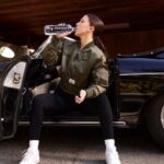 Millie Bobby Brown Instagram - Ambition never sleeps, and neither does @essentiawater #OverachievingH2O 💧 In the comments below, tell me one thing you’re going to accomplish before the end of 2023 ⬇️ Stay hydrated! ❤️🖤 #EssentiaPartner
